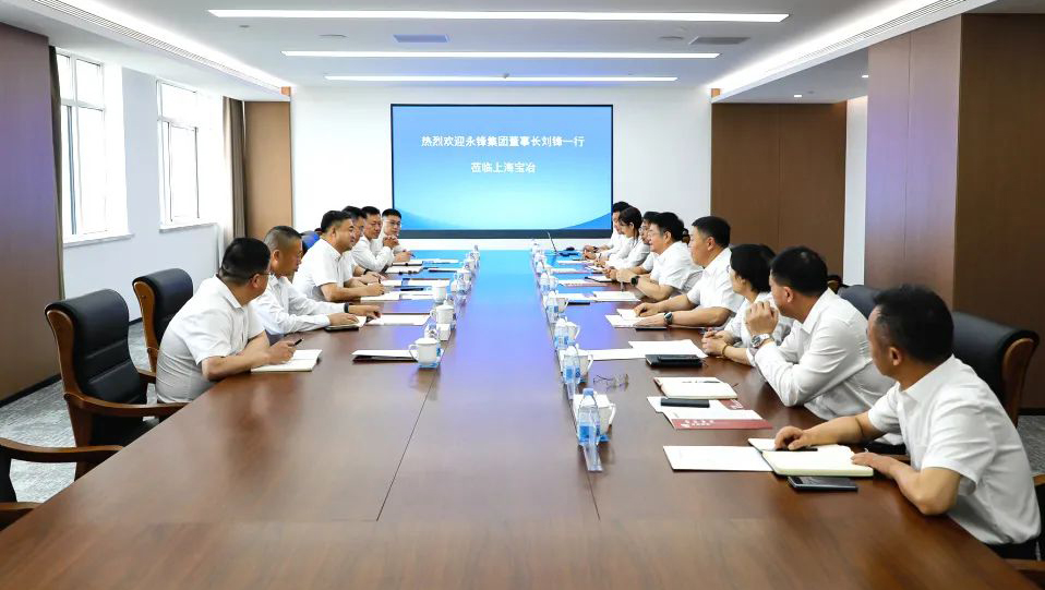 永锋集团董事长刘锋一行到访PA捕鱼